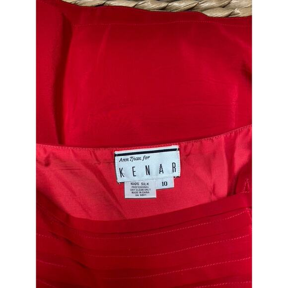 Red Silk Cami Top - Picture 4 of 4